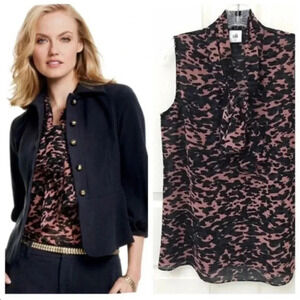 Cabi | 9 to 5 Blouse | Pink Camo | Sz M